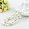 6mm Fashion Jewelry Making Beads UA02 Off White Bead Glass Pearl with Ivory Round